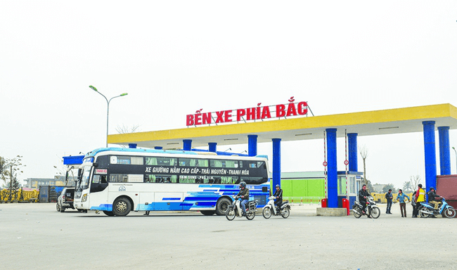 Hệ thống xe tại bến xe phía Bắc Thanh Hóa