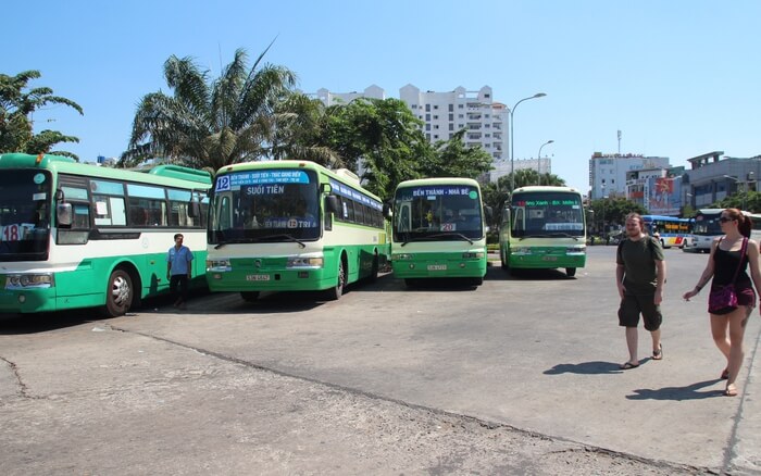 Các tuyến xe tại bến xe Chợ Lớn