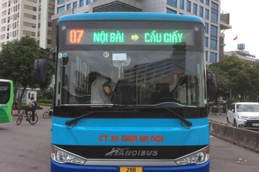 Xe bus 07 sân bay Nội Bài