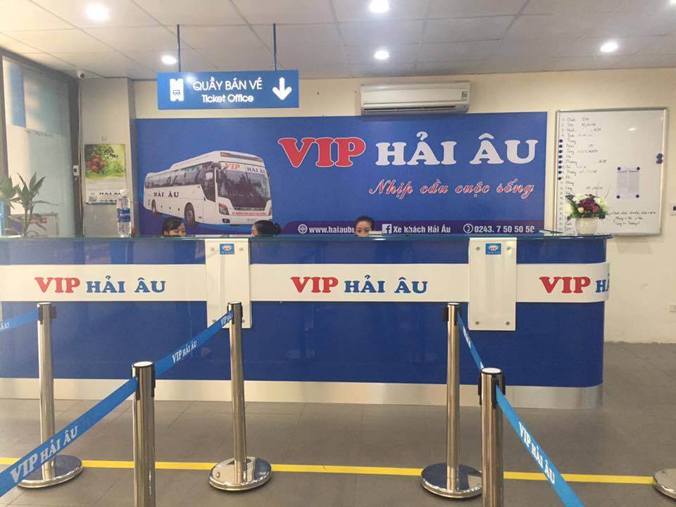 Quầy vế nhà xe Hải Âu