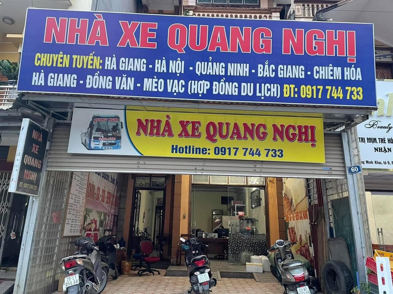 Văn phòng nhà xe Quang Nghị