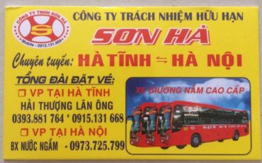 Nhà xe Sơn Hà – Địa chỉ, SĐT liên hệ, các tuyến chuyến mới nhất