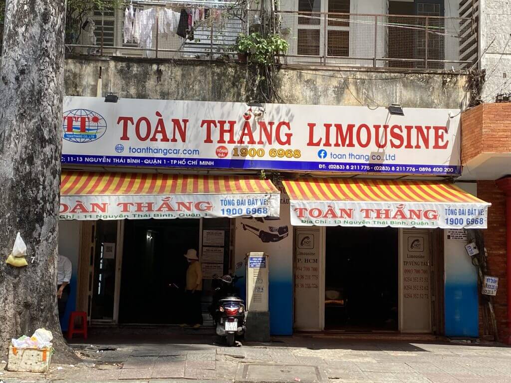 Nhà xe Toàn Thắng quận 1