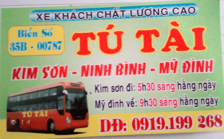 Hệ thống hoạt động nhà xe Tú Tài