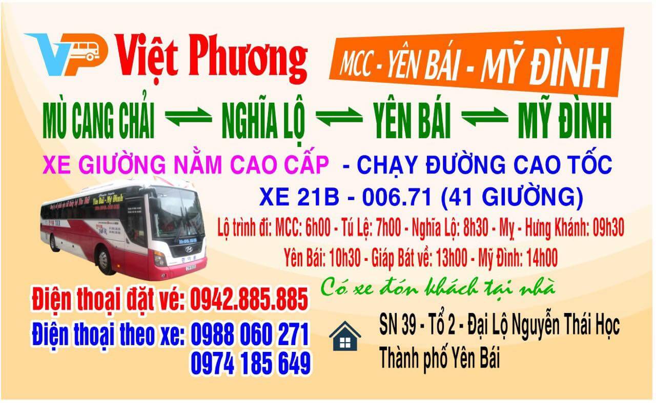 Hệ thống hoạt động nhà xe Việt Phương