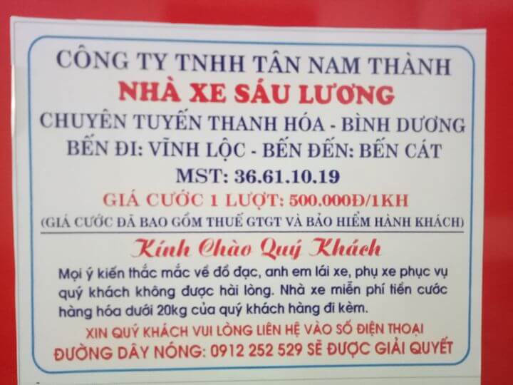 Nhà xe Sáu Lương