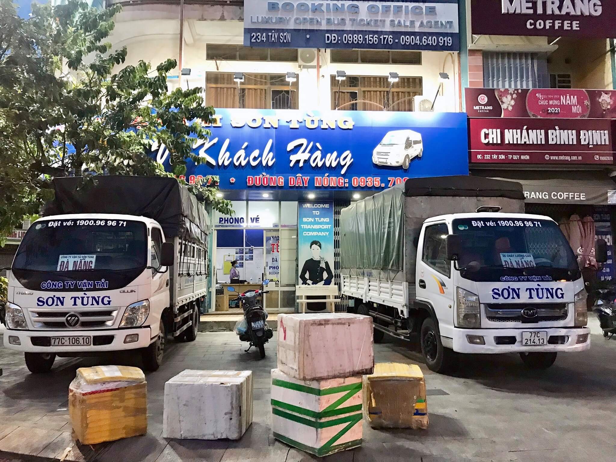 Vận chuyển hàng háo Sơn Tùng Đà Nẵng