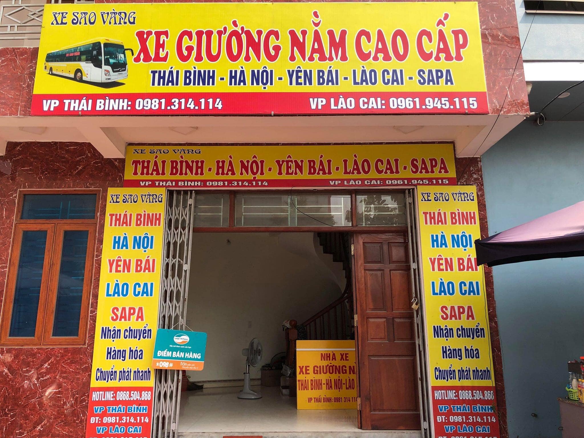 Văn phòng nhà xe Sao Vàng