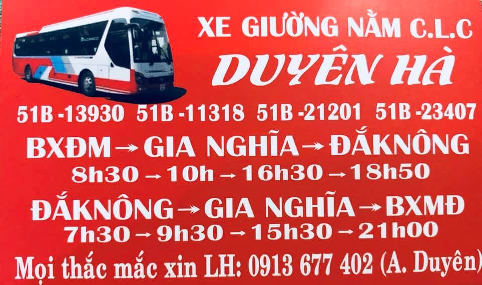 Hệ thống hoạt động nhà xe Duyên Hà