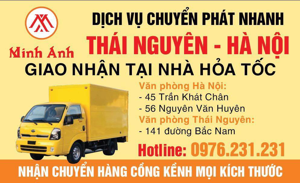 Dịch vụ vận chuyển hàng hóa nhà xe Minh Anh