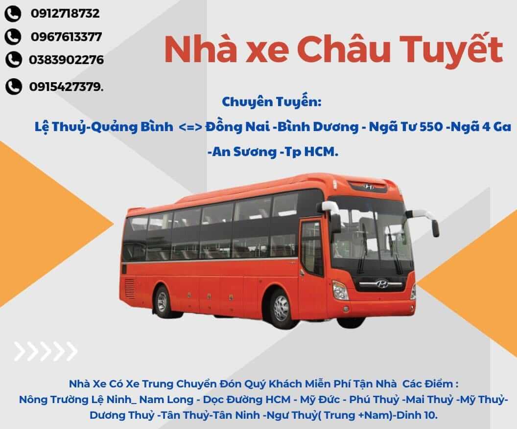 hệ thống hoạt động nhà xe Châu Tuyết